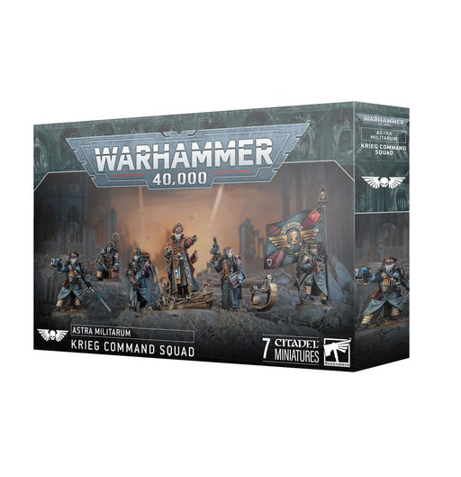 Collectible Miniature Games Games Workshop - Warhammer 40K - Astra Militarum - Krieg Command Squad - 47-72 - Cardboard Memories Inc.