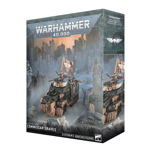 Collectible Miniature Games Games Workshop - Warhammer 40K - Astra Militarum - Commissar Graves - 47-58 - Cardboard Memories Inc.