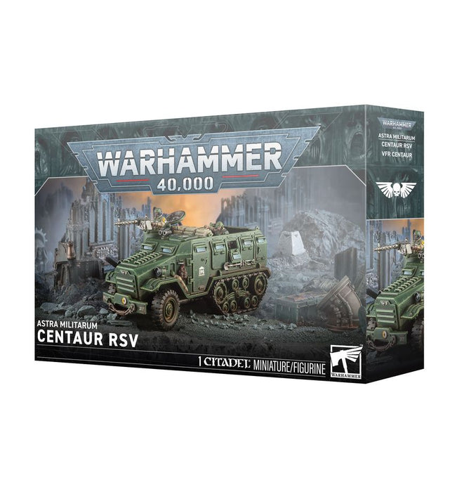 Games Workshop - Warhammer 40K - Astra Militarum - Centaur RSV - 47-45 - Pre-Order July 11th, 2026 |
Cardboard Memories Inc.
5011921252770