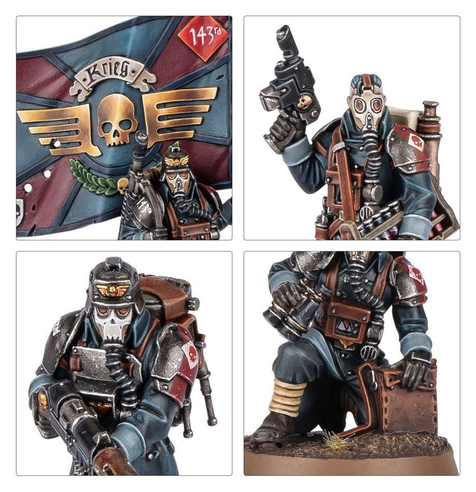 Collectible Miniature Games Games Workshop - Warhammer 40K - Astra Militarum - Battleforce - Krieg Siege Platoon - 71-47 - Available November 28th 2025 - Cardboard Memories Inc.