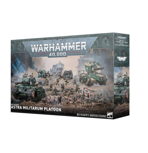 Collectible Miniature Games Games Workshop - Warhammer 40K - Astra Militarum - Battleforce Platoon - 47-48 - Cardboard Memories Inc.