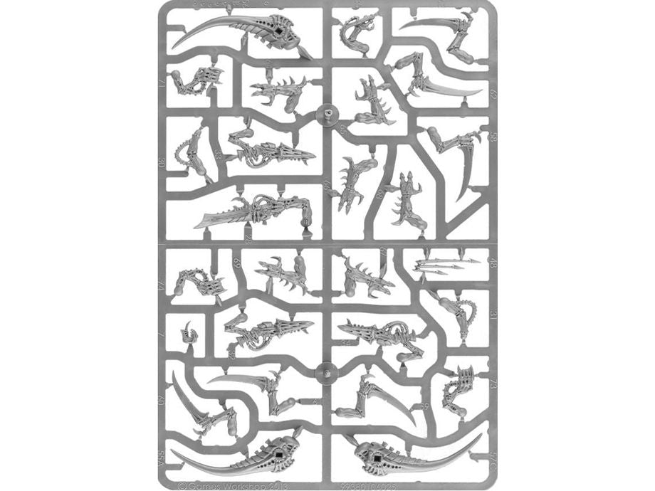 Collectible Miniature Games Games Workshop - Warhammer 40K - Tyranids - Tyranid Warriors - 51-18 - Cardboard Memories Inc.