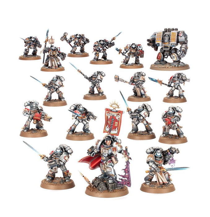 Collectible Miniature Games Games Workshop - Warhammer 40K - Grey Knights - Combat Patrol - 73-572 - Cardboard Memories Inc.