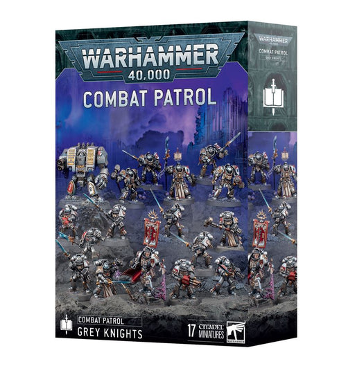 Collectible Miniature Games Games Workshop - Warhammer 40K - Grey Knights - Combat Patrol - 73-572 - Cardboard Memories Inc.