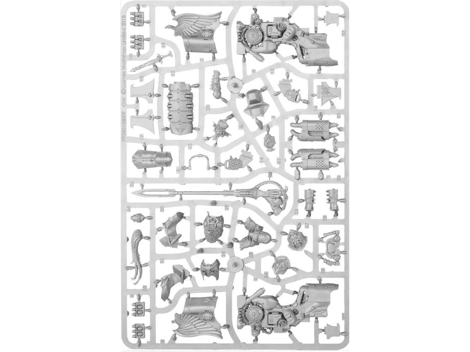 Collectible Miniature Games Games Workshop - Warhammer 40K - Adeptus Custodes - Vertus Praetors - 01-12 - Cardboard Memories Inc.