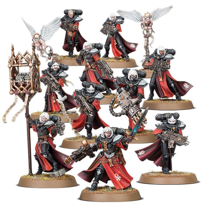 Collectible Miniature Games Games Workshop - Warhammer 40K - Adepta Sororitas - Combat Patrol - 73-52 - Cardboard Memories Inc.