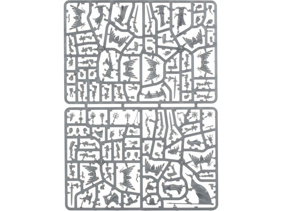 Collectible Miniature Games Games Workshop - Warhammer 40K - Adepta Sororitas - Seraphim Squad - 52-27 - Cardboard Memories Inc.