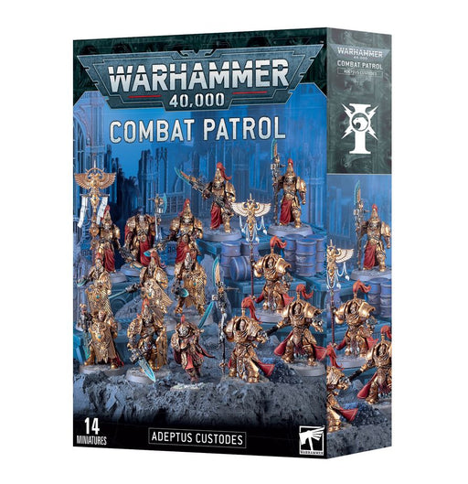 Collectible Miniature Games Games Workshop - Warhammer 40K - Adeptus Custodes - Combat Patrol - 73-01 - Cardboard Memories Inc.