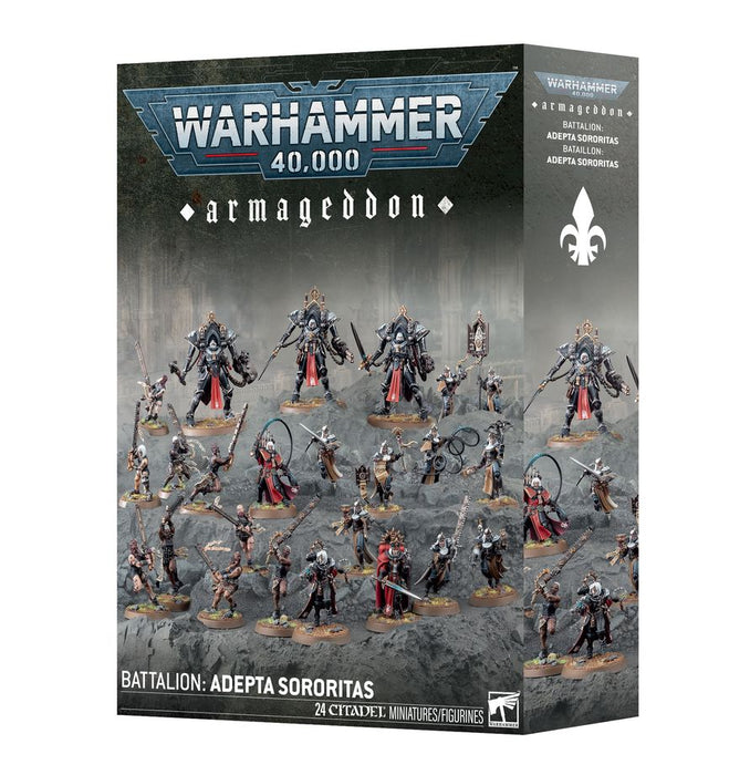 Collectible Miniature Games Games Workshop - Warhammer 40K - Adepta Sororitas - Armageddon Battalion - 52-65 - Cardboard Memories Inc.