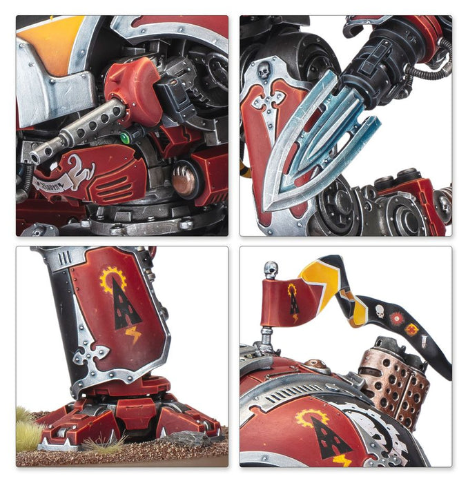 Collectible Miniature Games Games Workshop - Warhammer 40K - Imperial Knights - Knight Destrier - 54-24 - Cardboard Memories Inc.