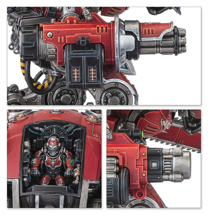 Collectible Miniature Games Games Workshop - Warhammer 40K - Imperial Knights - Knight Destrier - 54-24 - Cardboard Memories Inc.