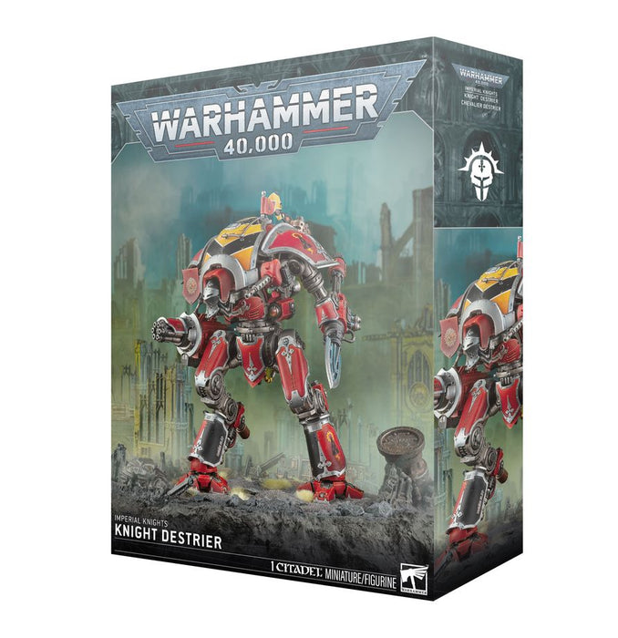 Collectible Miniature Games Games Workshop - Warhammer 40K - Imperial Knights - Knight Destrier - 54-24 - Cardboard Memories Inc.