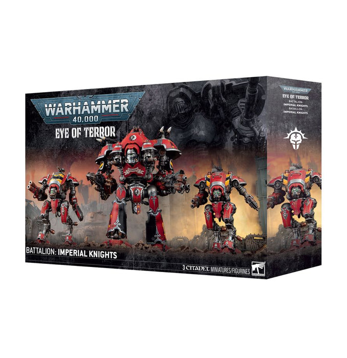 Collectible Miniature Games Games Workshop - Warhammer 40K - Eye of Terror Battalion - Imperial Knights - 54-04 - Cardboard Memories Inc.