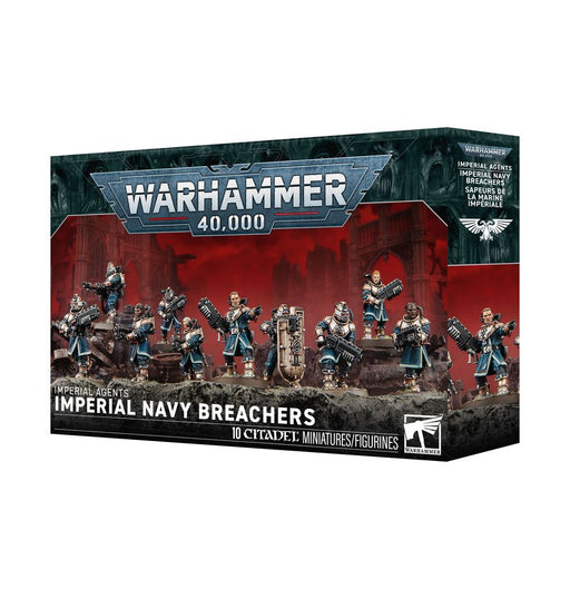 Collectible Miniature Games Games Workshop - Warhammer 40K - Imperial Agents - Imperial Navy Breachers - 68-30 - Cardboard Memories Inc.