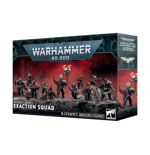 Collectible Miniature Games Games Workshop - Warhammer 40K - Imperial Agents - Exaction Squad - 68-29 - Cardboard Memories Inc.