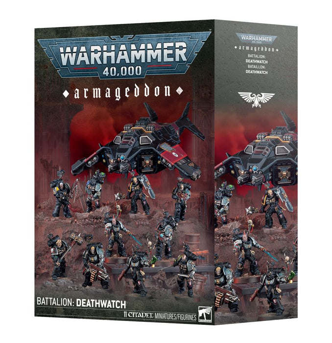 Collectible Miniature Games Games Workshop - Warhammer 40K - Deathwatch - Armageddon Battalion - 39-13 - Cardboard Memories Inc.