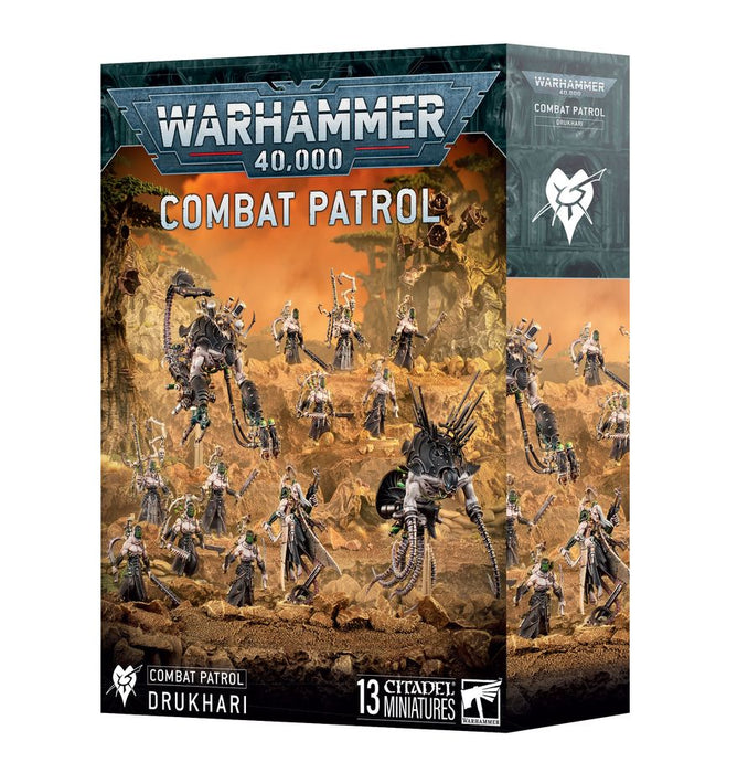Collectible Miniature Games Games Workshop - Warhammer 40K - Drukhari - Combat Patrol - 73-452 - Cardboard Memories Inc.