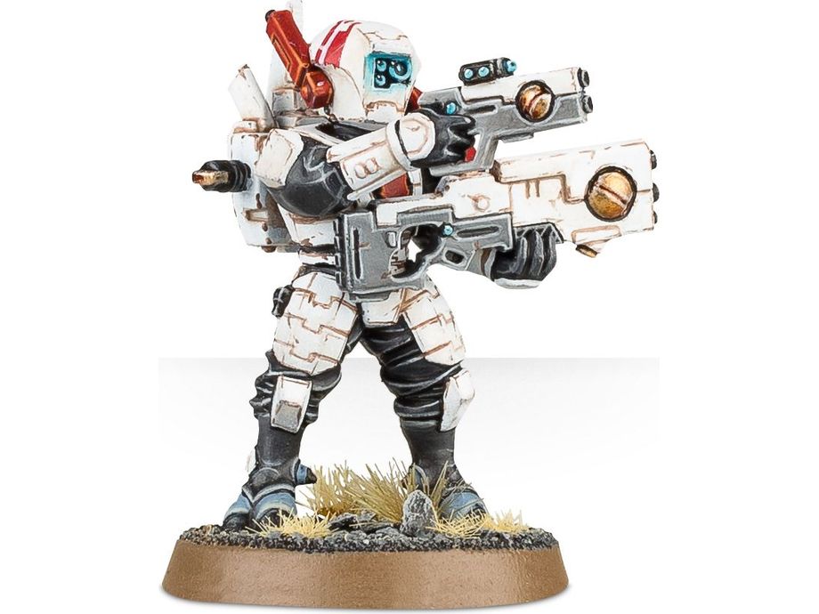 Collectible Miniature Games Games Workshop - Warhammer 40K - Tau Empire - Fire Warriors - 56-06 - Cardboard Memories Inc.