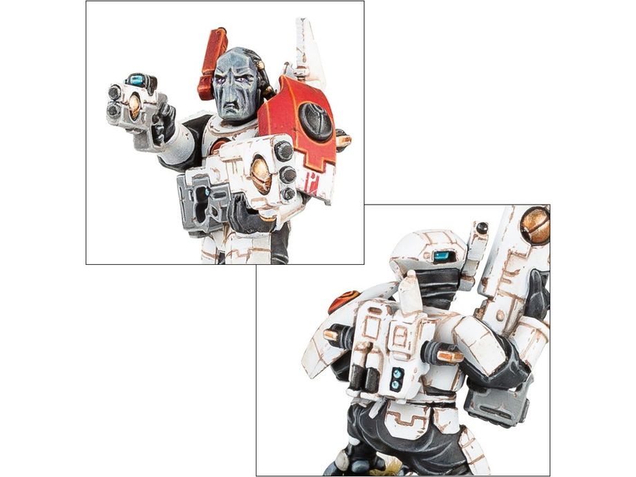 Collectible Miniature Games Games Workshop - Warhammer 40K - Tau Empire - Fire Warriors - 56-06 - Cardboard Memories Inc.