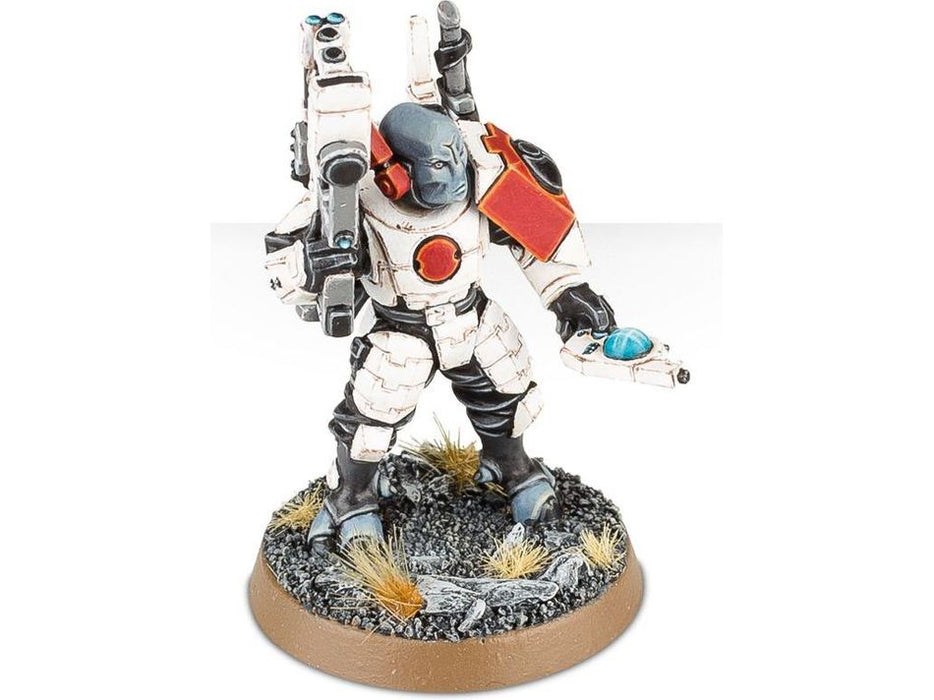 Collectible Miniature Games Games Workshop - Warhammer 40K - Tau Empire - Fire Warriors - 56-06 - Cardboard Memories Inc.