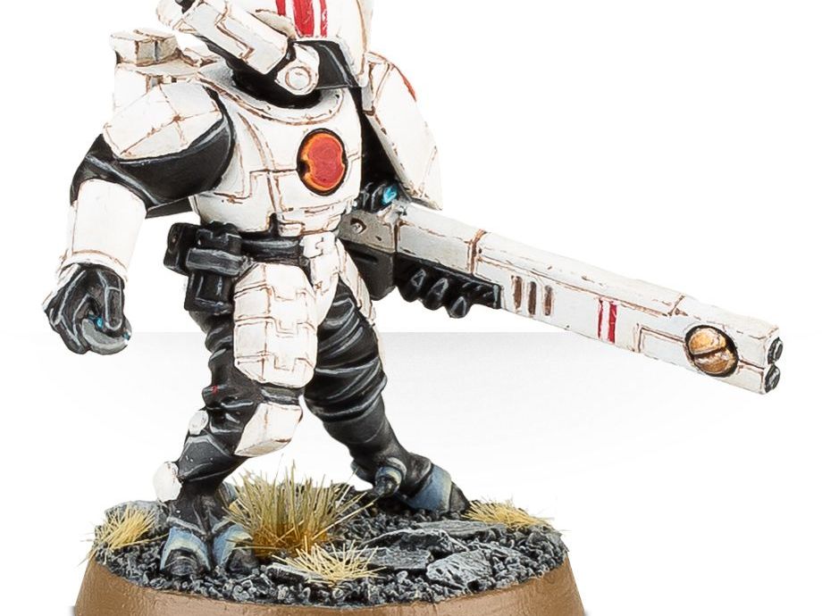 Collectible Miniature Games Games Workshop - Warhammer 40K - Tau Empire - Fire Warriors - 56-06 - Cardboard Memories Inc.