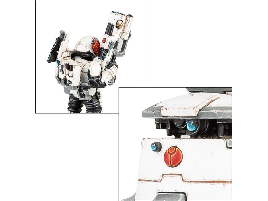 Collectible Miniature Games Games Workshop - Warhammer 40K - Tau Empire - Fire Warriors - 56-06 - Cardboard Memories Inc.