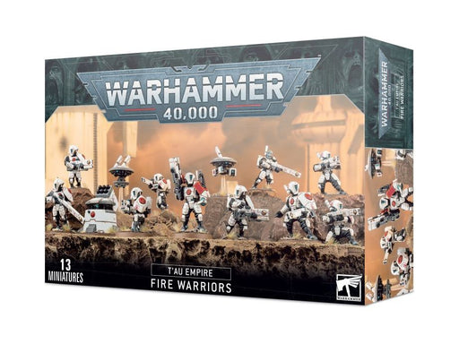 Collectible Miniature Games Games Workshop - Warhammer 40K - Tau Empire - Fire Warriors - 56-06 - Cardboard Memories Inc.