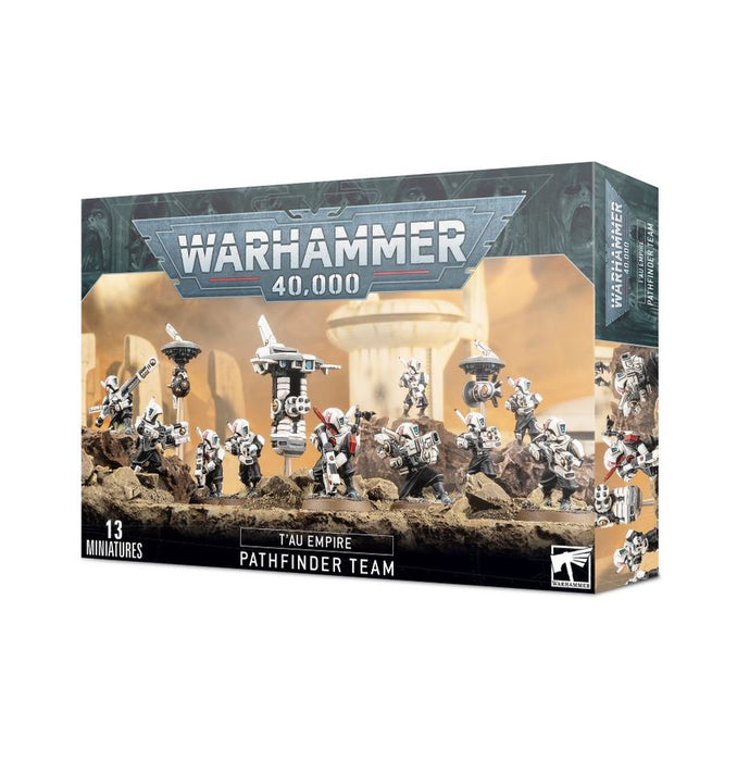 Collectible Miniature Games Games Workshop - Warhammer 40K - Tau Empire - Pathfinder Team - 56-09 - Cardboard Memories Inc.