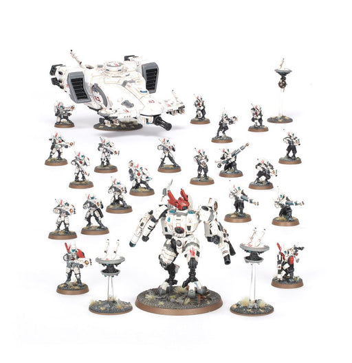 Collectible Miniature Games Games Workshop - Warhammer 40K - Tau Empire - Combat Patrol - 56-67 - Cardboard Memories Inc.