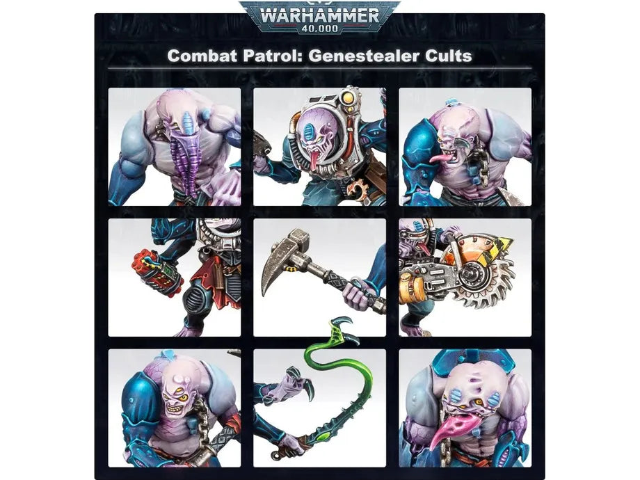 Collectible Miniature Games Games Workshop - Warhammer 40K - Genestealer Cults - Combat Patrol - 51-69 - Cardboard Memories Inc.