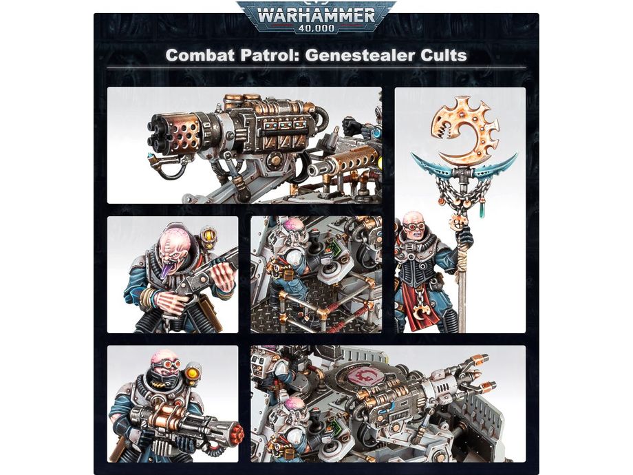 Collectible Miniature Games Games Workshop - Warhammer 40K - Genestealer Cults - Combat Patrol - 51-69 - Cardboard Memories Inc.