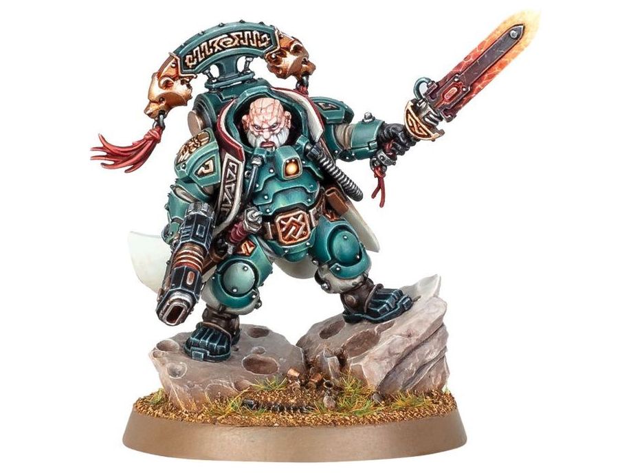 Collectible Miniature Games Games Workshop - Warhammer 40K - Leagues of Votann - Uthar The Destined - 69-03 - Cardboard Memories Inc.