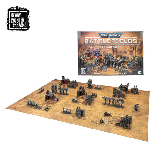 Collectible Miniature Games Games Workshop - Warhammer 40K - 11th Edition - Battelfields - Armageddon - 40-70 - Pre-Order - Cardboard Memories Inc.