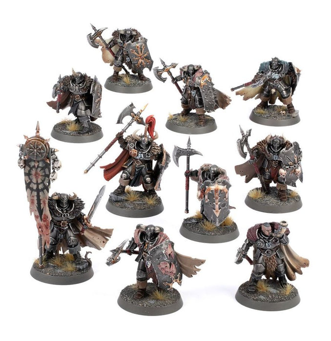 Collectible Miniature Games Games Workshop - Warhammer Age of Sigmar - Slaves to Darkness - Chaos Warriors - 83-06 - Cardboard Memories Inc.