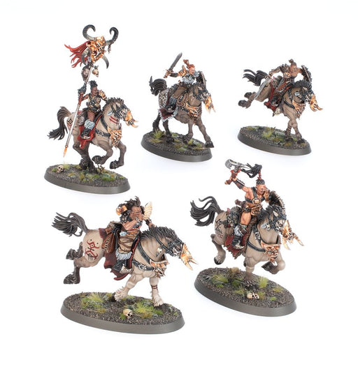 Collectible Miniature Games Games Workshop - Warhammer Age of Sigmar - Slaves to Darkness - Darkoath Fellriders - 83-54 - Cardboard Memories Inc.