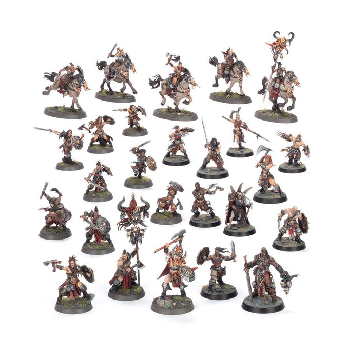 Collectible Miniature Games Games Workshop - Warhammer Age of Sigmar - Spearhead - Slaves to Darkness - Darkoath Raiders - 70-04 - Cardboard Memories Inc.