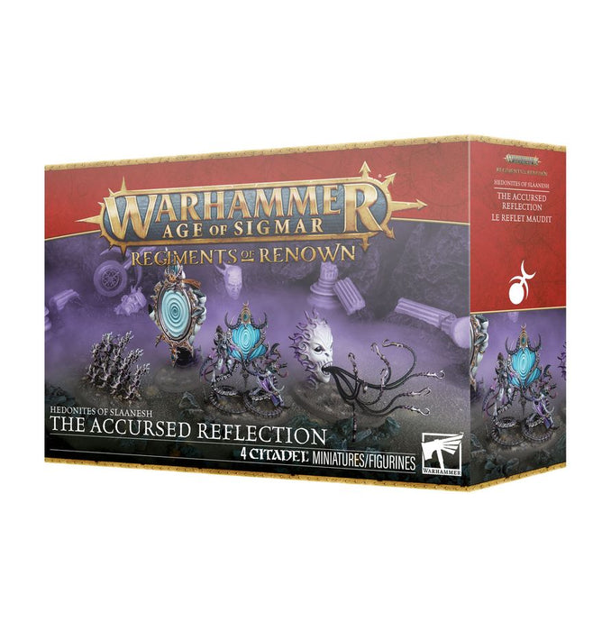 Games Workshop - Warhammer Age of Sigmar - Hedonites of Slaanesh - Accursed Reflection - 83-112 - Pre-Order July 4th 2026 |
Cardboard Memories Inc.
5011921266548