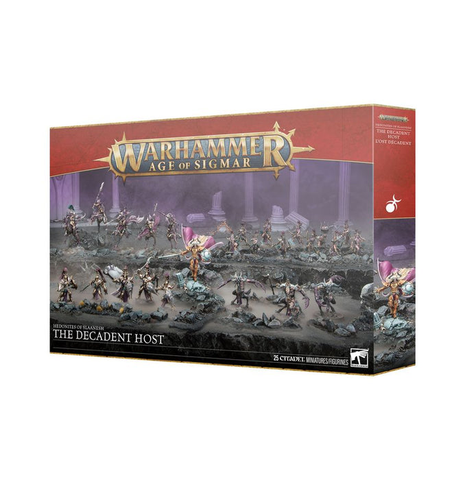 Games Workshop - Warhammer Age of Sigmar - Hedonites of Slaanesh - The Decadent Host - 83-118 - Pre-Order July 4th 2026 |
Cardboard Memories Inc.
5011921266555