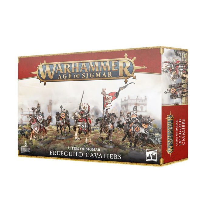 Collectible Miniature Games Games Workshop - Warhammer Age of Sigmar - Cities of Sigmar - Freeguild Cavaliers - 86-07 - Cardboard Memories Inc.