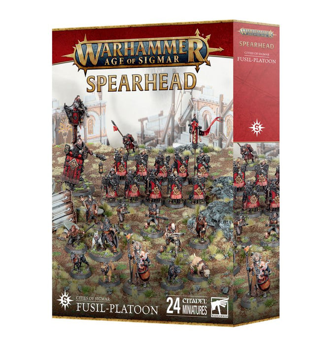 Collectible Miniature Games Games Workshop - Warhammer Age of Sigmar - Spearhead - Cities of Sigmar - Fusil-Platoon - 70-862 - Cardboard Memories Inc.