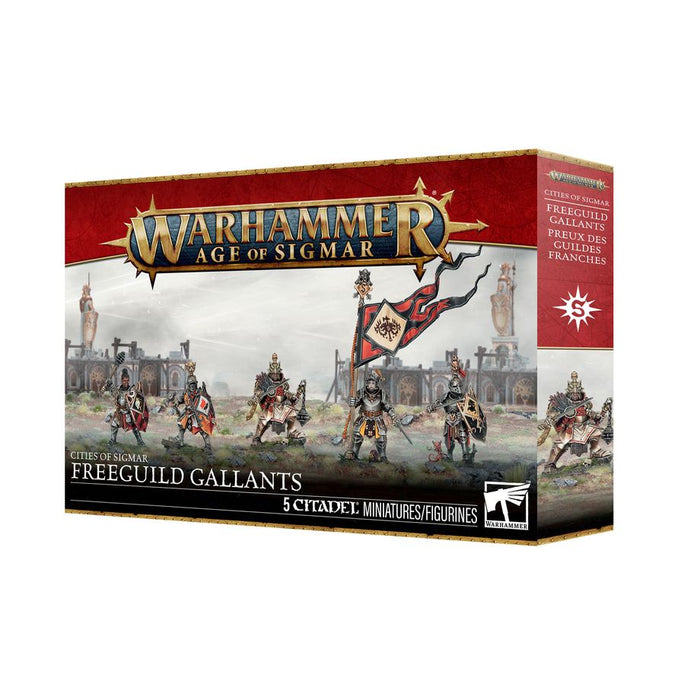 Collectible Miniature Games Games Workshop - Warhammer Age of Sigmar - Cities of Sigmar - Freeguild Gallants - 86-08 - Pre-Order May 30th 2026 - Cardboard Memories Inc.