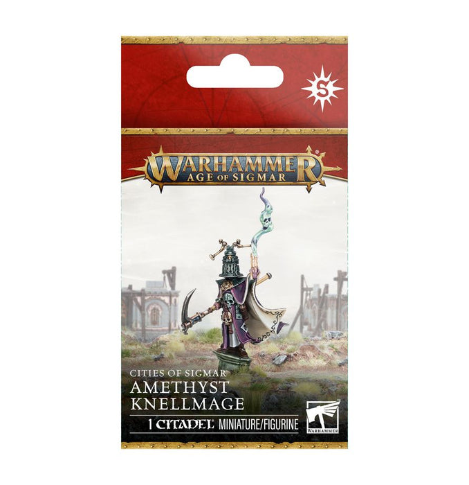 Collectible Miniature Games Games Workshop - Warhammer Age of Sigmar - Cities of Sigmar - Amethyst Knellmage - 86-13 - Cardboard Memories Inc.