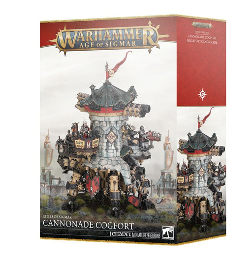 Collectible Miniature Games Games Workshop - Warhammer Age of Sigmar - Cities of Sigmar - Cannonade Cogfort - 86-15 - Cardboard Memories Inc.