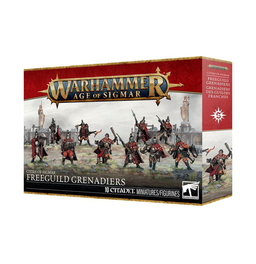 Collectible Miniature Games Games Workshop - Warhammer Age of Sigmar - Cities of Sigmar - Freeguild Grenadiers - 86-54 - Cardboard Memories Inc.