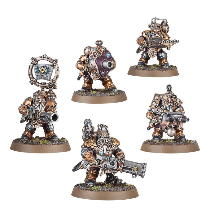 Collectible Miniature Games Games Workshop - Warhammer Age of Sigmar - Kharadron Overlords - Grundstok Thunderers - 84-37 - Cardboard Memories Inc.
