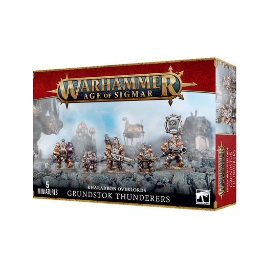 Collectible Miniature Games Games Workshop - Warhammer Age of Sigmar - Kharadron Overlords - Grundstok Thunderers - 84-37 - Cardboard Memories Inc.