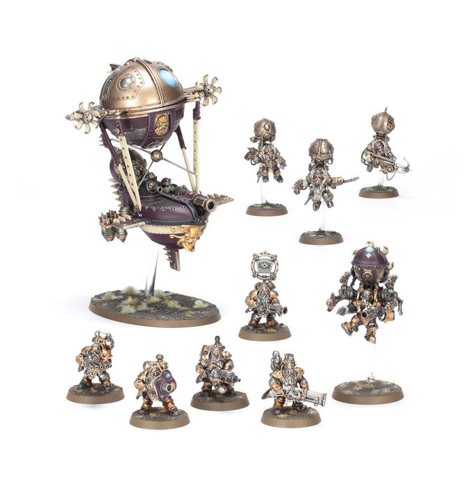 Collectible Miniature Games Games Workshop - Warhammer Age of Sigmar - Spearhead - Kharadron Overlords - Grundstok Trailblazers - 70-843 - Cardboard Memories Inc.