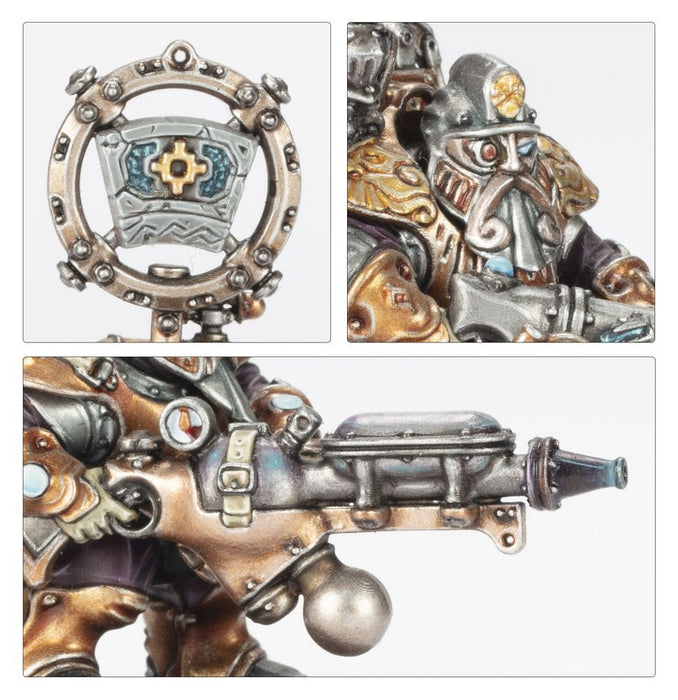 Collectible Miniature Games Games Workshop - Warhammer Age of Sigmar - Spearhead - Kharadron Overlords - Grundstok Trailblazers - 70-843 - Cardboard Memories Inc.