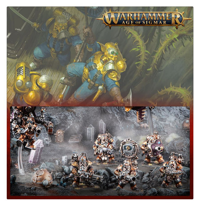 Collectible Miniature Games Games Workshop - Warhammer Age of Sigmar - Spearhead - Kharadron Overlords - Grundstok Trailblazers - 70-843 - Cardboard Memories Inc.