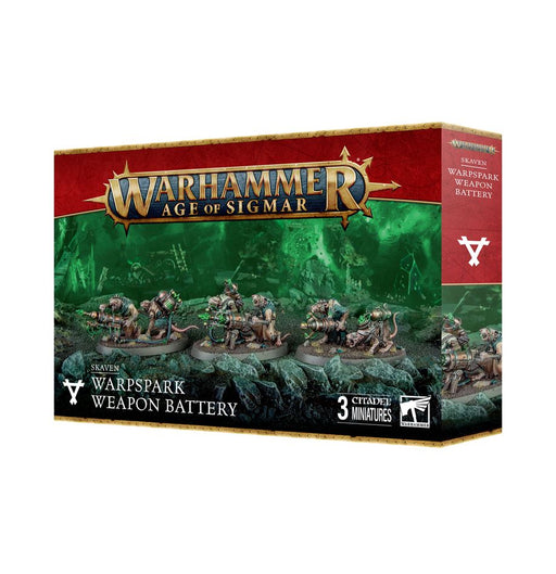 Collectible Miniature Games Games Workshop - Warhammer Age of Sigmar - Skaven - Warpspark Weapon Battery - 90-45 - Cardboard Memories Inc.